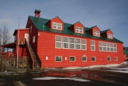 The Old Dillingham school, now city offices and the alternative school.